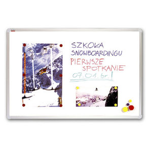 Доска магнитно-маркерная, лакированная,белая, 120Х180см, алюминиевая рамка