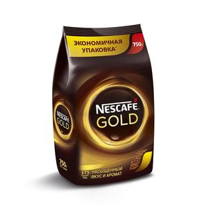 Кофе Nescafe Gold раств.субл.750г пакет